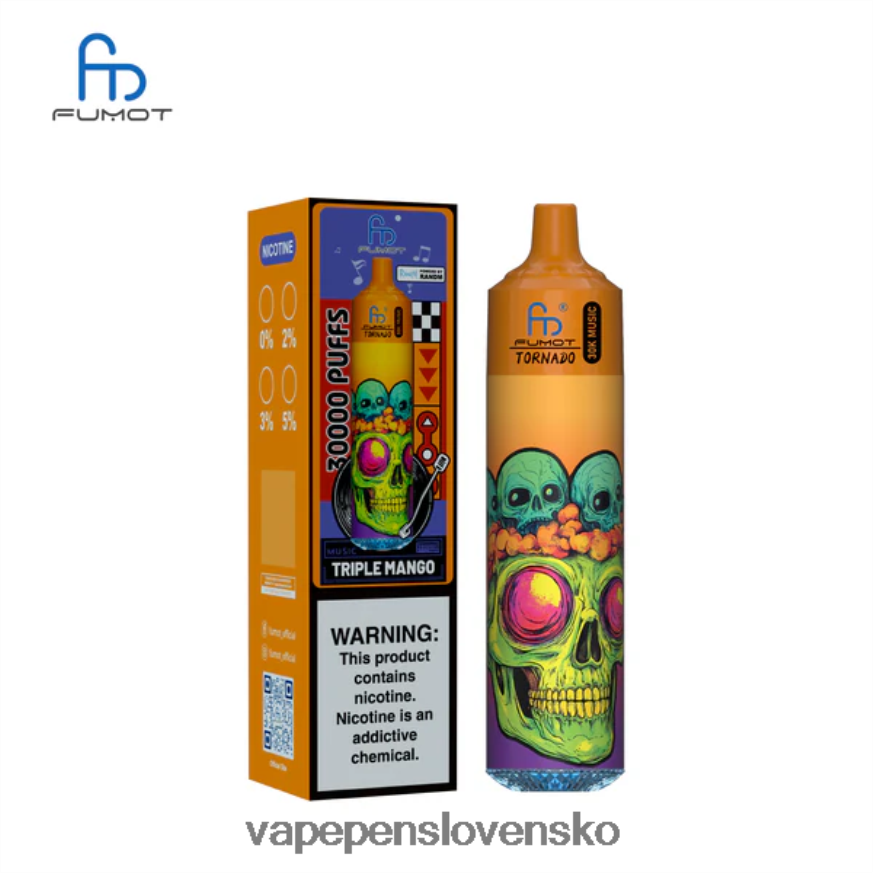 Vape Shop Bratislava XRHHX629 trojité mango Fumot Tornado 30k hudby