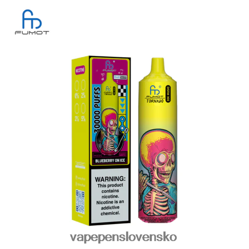 Vape Shop Bratislava XRHHX64 čučoriedka na ľade Fumot Tornado 30k hudby