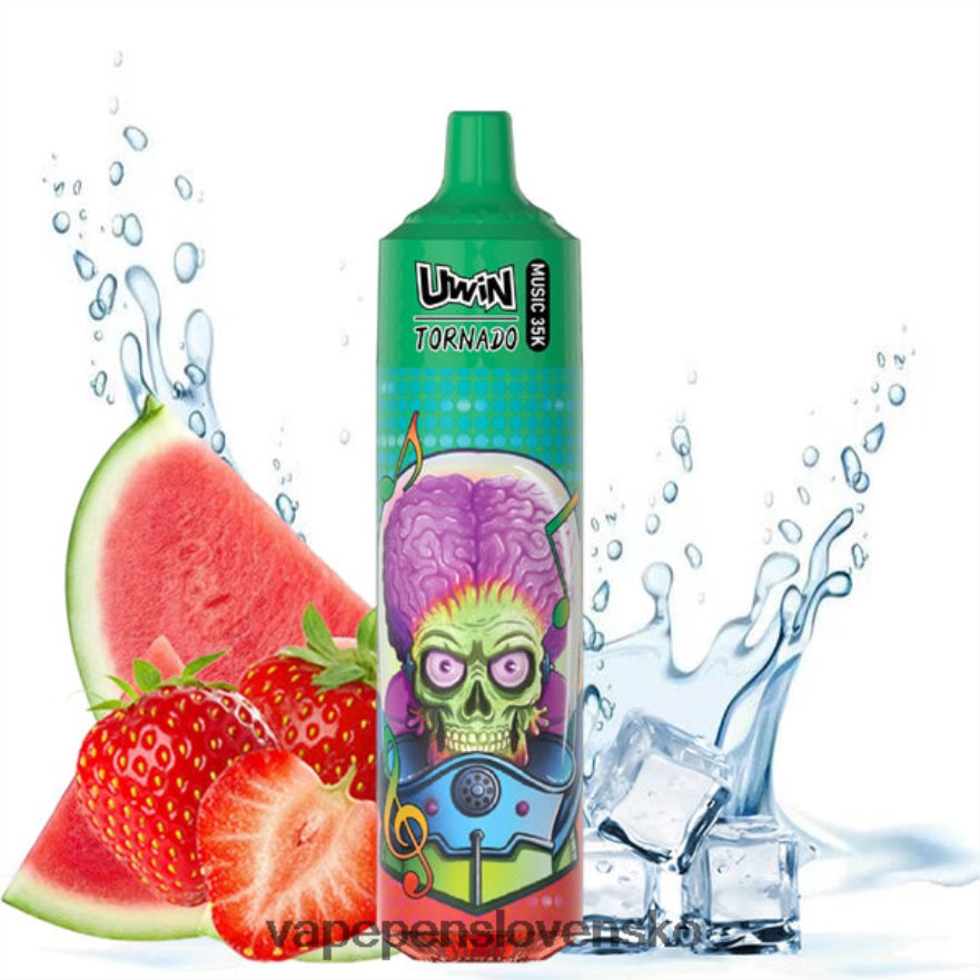 Vape Shop Bratislava jahodový melón | UWIN CRYSTAL 35k jednorazová vapa XXX6HP18
