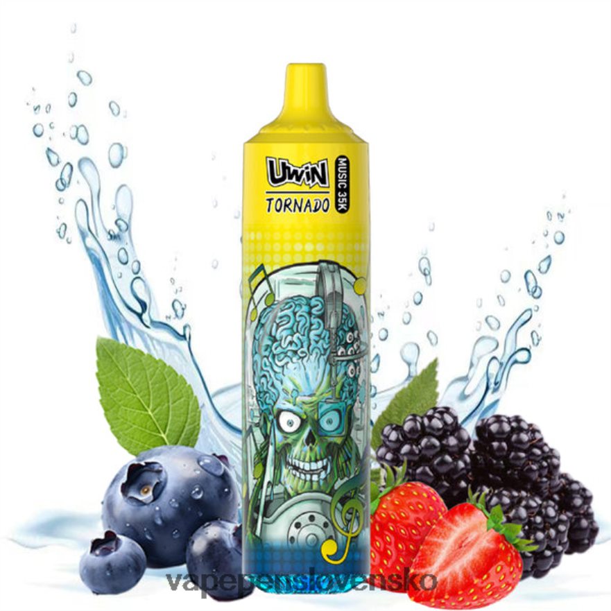 Vape Shop Bratislava pán modrý | UWIN CRYSTAL 35k jednorazová vapa XXX6HP30