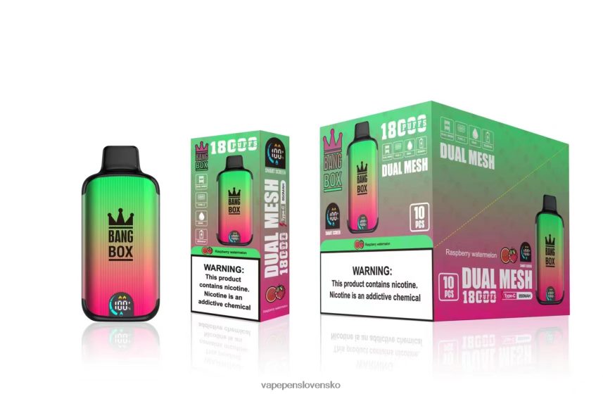 Vape Slovensko 2PX06297 malinový vodný melón - Bang Box 18 000 ťahov