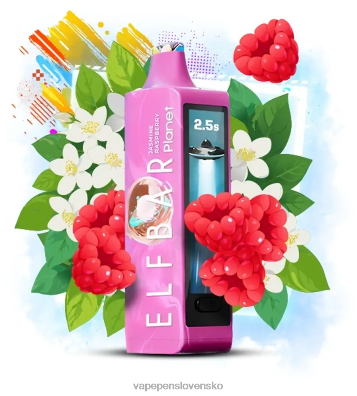Vape Slovensko X2TJ019 - jazmínová malina Elf Bar Planet 25 000