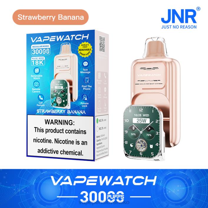 Vape Slovensko jahodový banán - JNR vape hodinky JT407