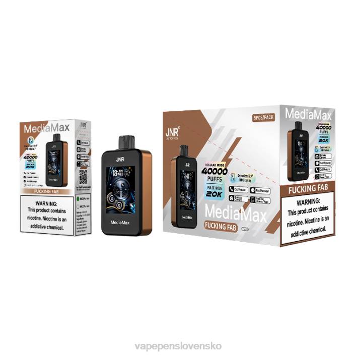 Vape Slovensko skurvená paráda - JNR MediaMax 40 tis JT4013