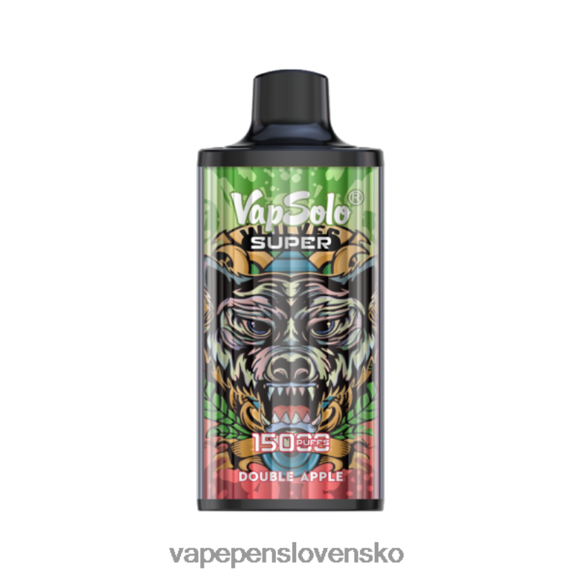 Vapsolo SUPER jednorazová vapa dvojité jablko 6JP0HD129 Vape Shop Bratislava
