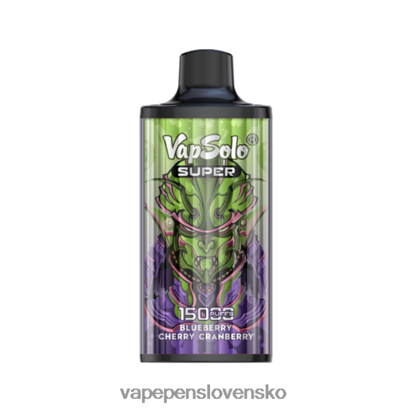 Vapsolo SUPER jednorazová vapa čučoriedka čerešňa brusnica 6JP0HD128 Vape Bez Nikotinu