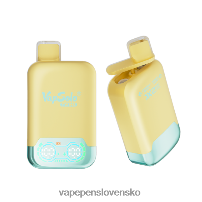 Vapsolo TWINS jednorazová vapa ananás kokos & jahoda banán 6JP0HD143 Vape Bez Nikotinu