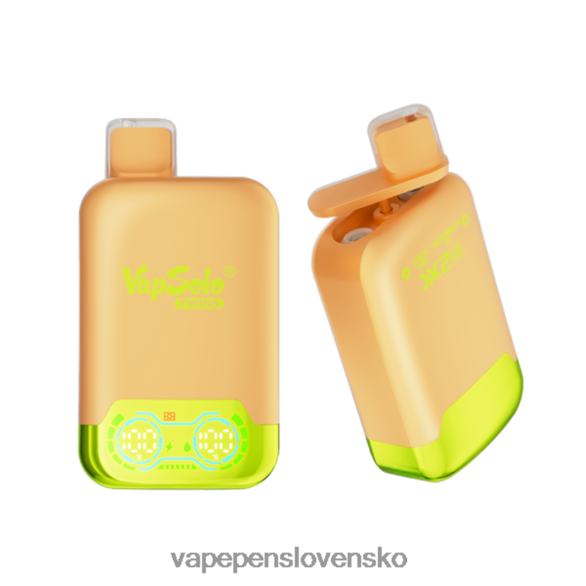 Vapsolo TWINS jednorazová vapa citrónová limetka a melónový ľad 6JP0HD141 Vape Slovensko