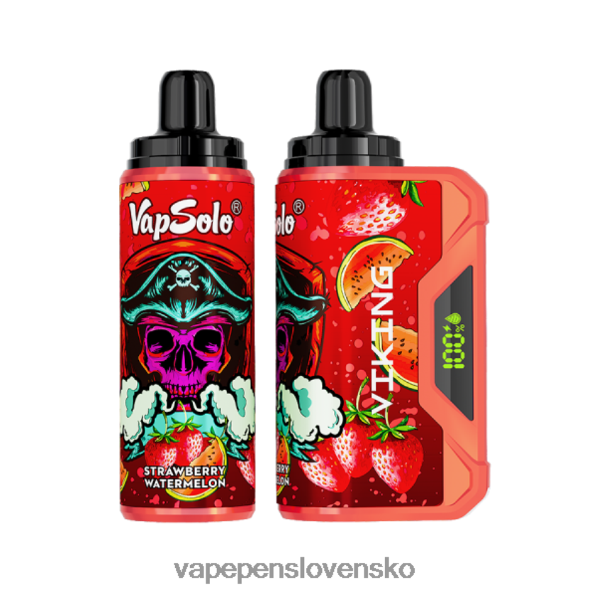 Vapsolo VIKING jednorazová vapa jahodový melón 6JP0HD158 Vape Bez Nikotinu