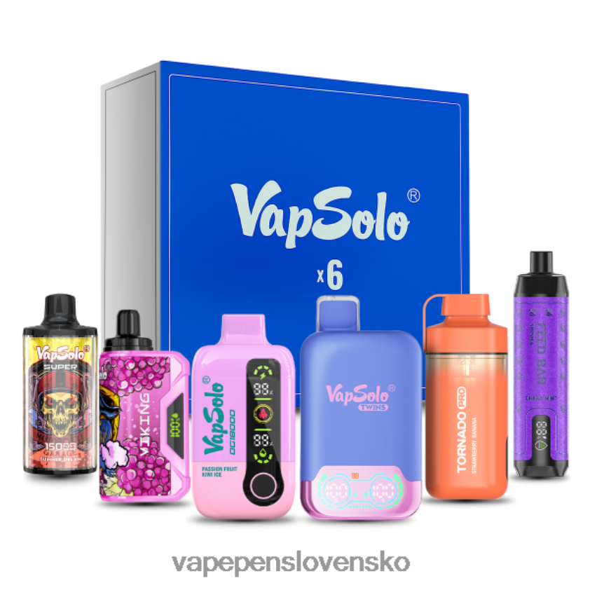 Vapsolo sada škatúľ s prekvapením náhodné príchute 6JP0HD137 Vape Cigareta