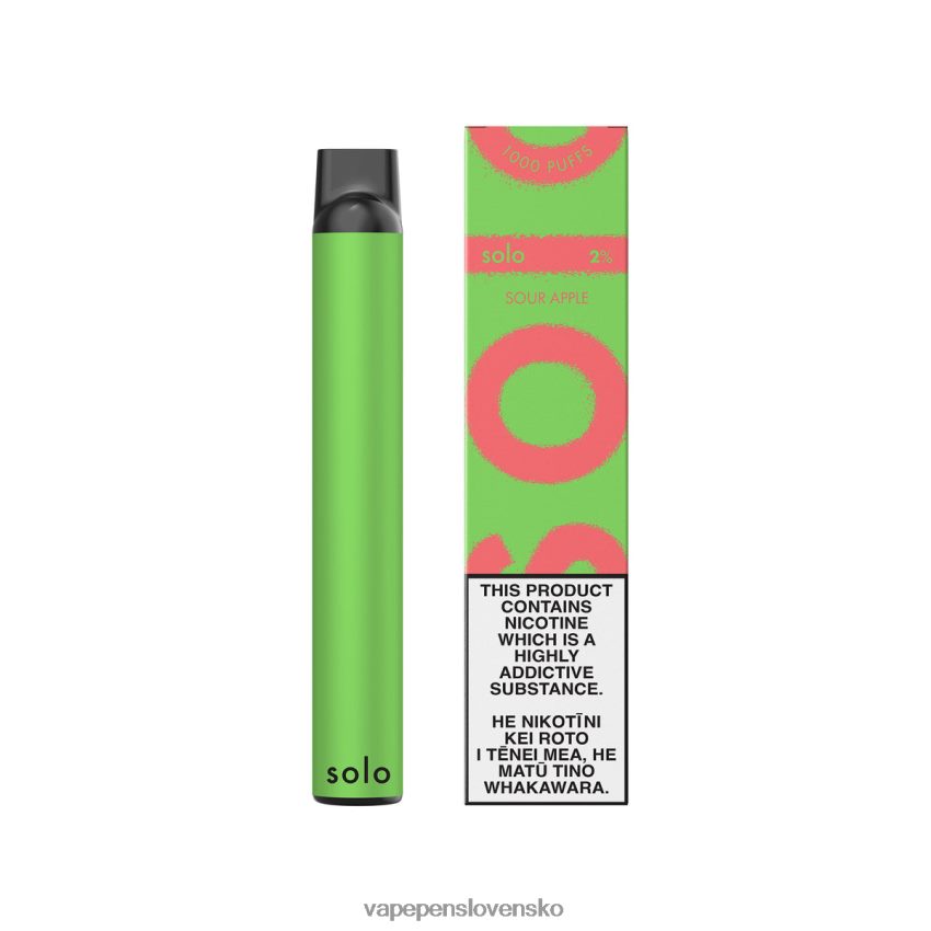 Vape Cigareta kyslé jablko | Solo jednorazová vapa 2XFHNR5