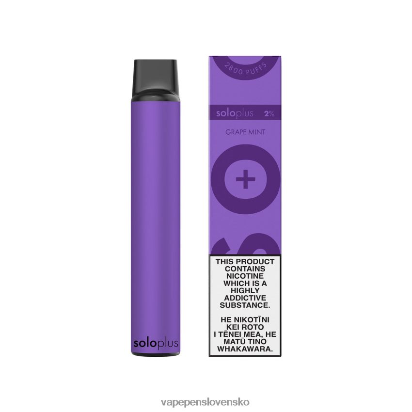 Vape Shop Bratislava hroznová mäta | Solo Plus jednorazová vapa 2XFHNR27