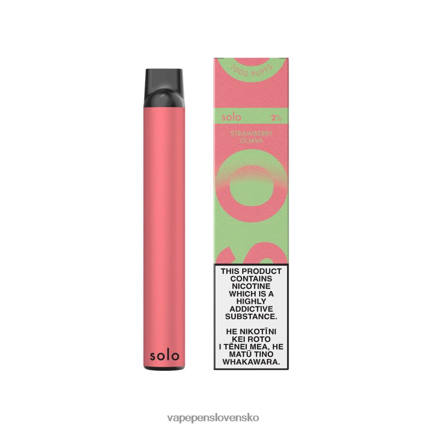 Vape Shop Bratislava jahodová guava | Solo kolekcia jednorazových vape paradise 2XFHNR21