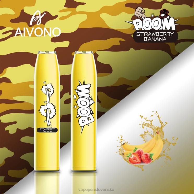 Aivono AIM BOOM 600 jahodový banán - LD0D2363 Vape Shop Bratislava