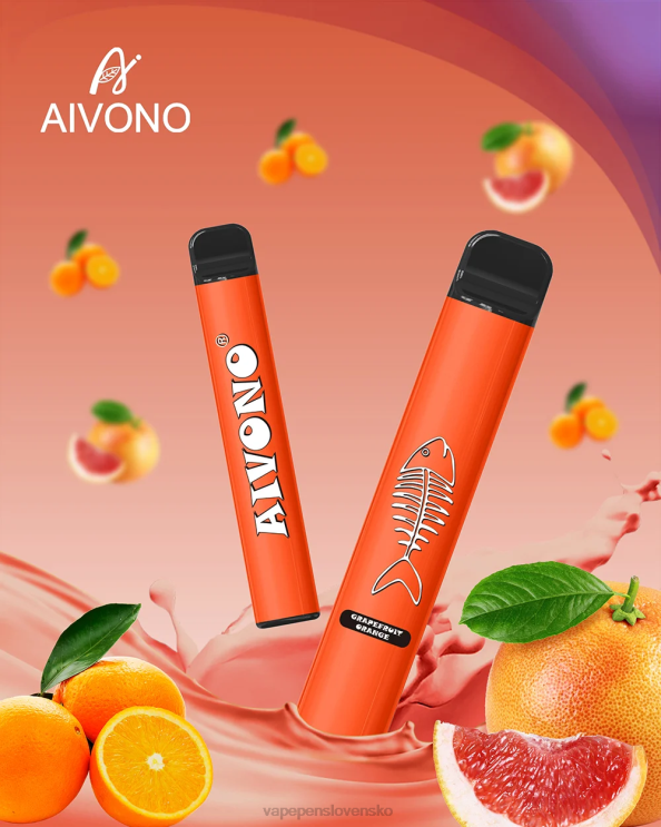 Aivono AIM FISHBONE 600 grapefruitový pomaranč - LD0D2280 Vape Slovensko