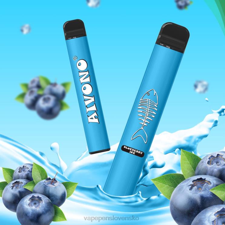 Aivono AIM FISHBONE 600 čučoriedkový ľad - LD0D2279 Vape Shop Bratislava