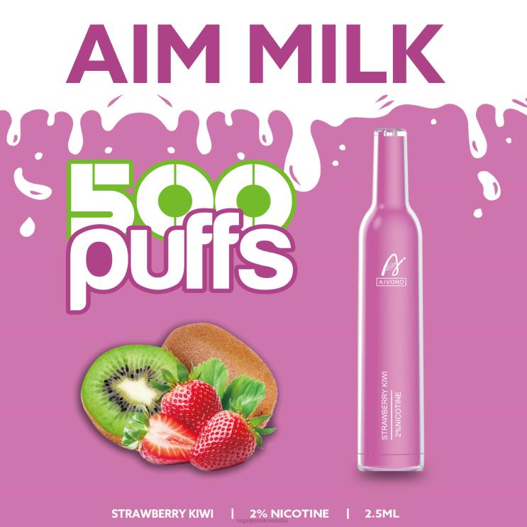 Aivono AIM MILK 500 jahodové kiwi - LD0D2271 Vape Slovensko