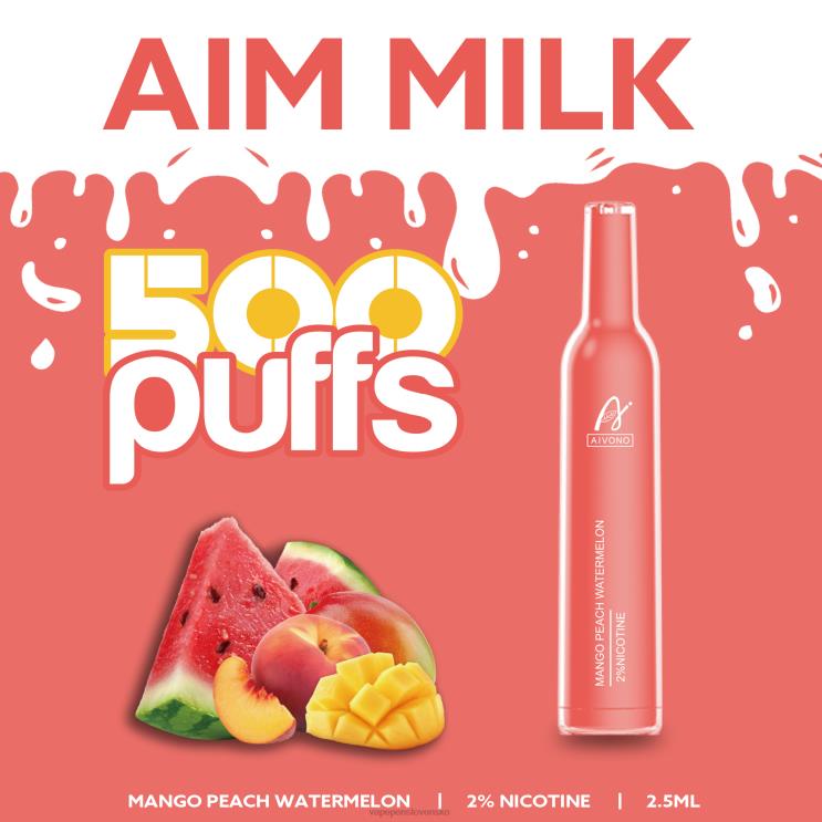 Aivono AIM MILK 500 mango broskyňa vodný melón - LD0D2268 Vape Slovensko