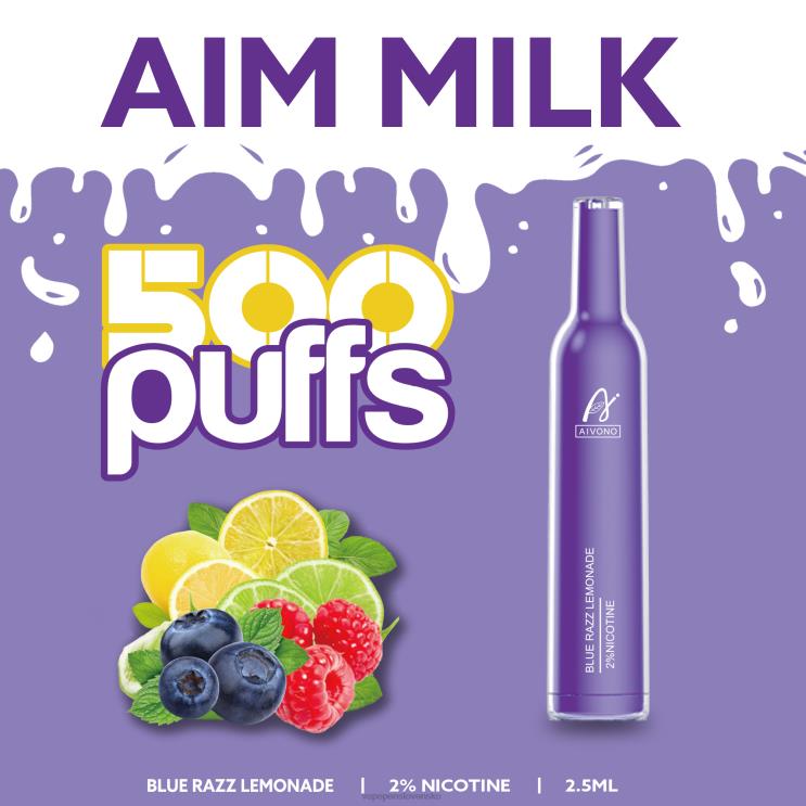 Aivono AIM MILK 500 modrá razz limonáda - LD0D2264 Vape Shop Bratislava