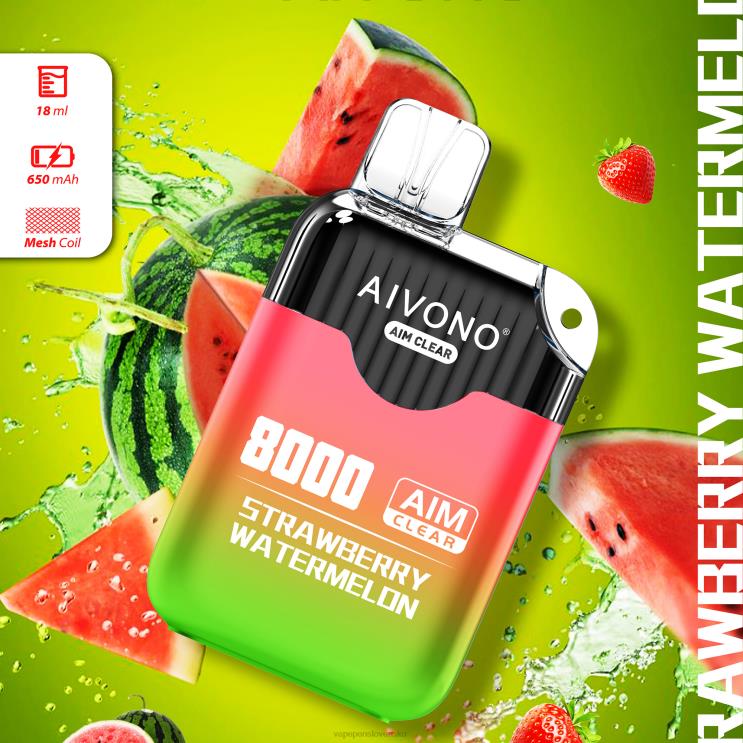Aivono AIM CLEAR 8000 jahodový melón - LD0D2208 Vape Slovensko