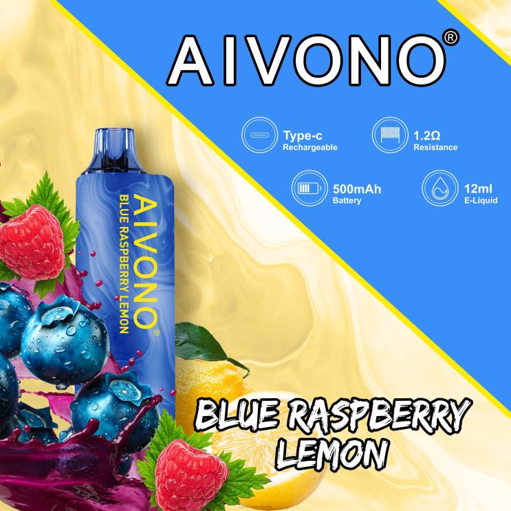Aivono AIM GUN 7000 čučoriedka malina citrón - LD0D2109 Vape Slovensko