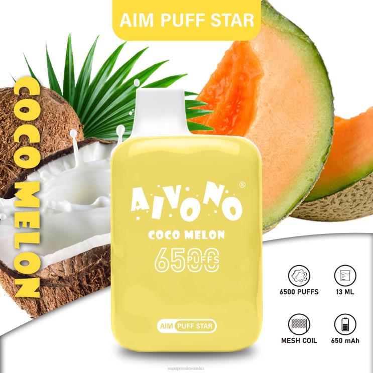Aivono AIM PUFF STAR 6500 cocomelon - LD0D2297 Vape Shop Bratislava