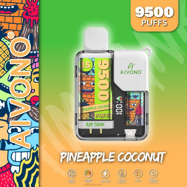 Aivono AIM TANK 9500 ananás kokos - LD0D240 Vape Slovensko