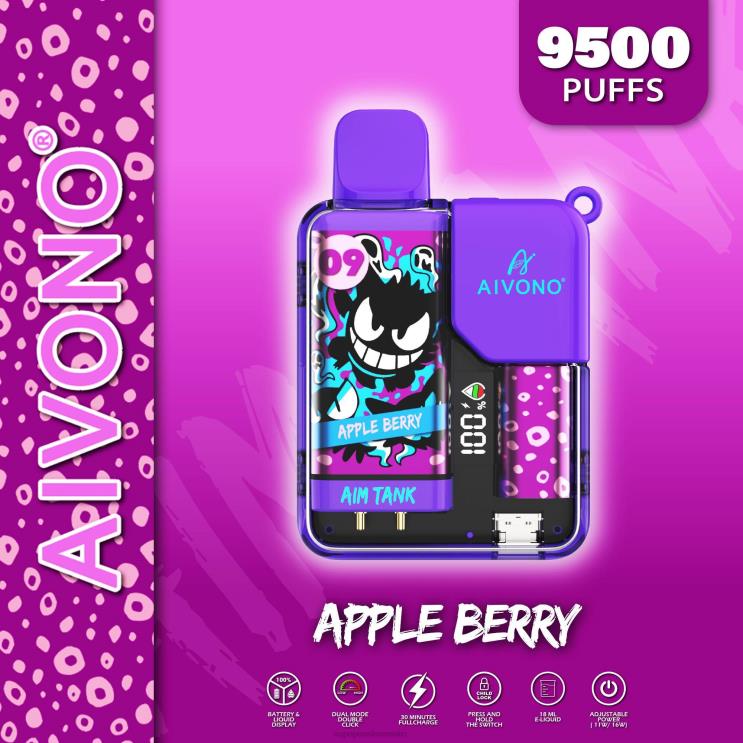 Aivono AIM TANK 9500 jablko bobule - LD0D243 Vape Slovensko