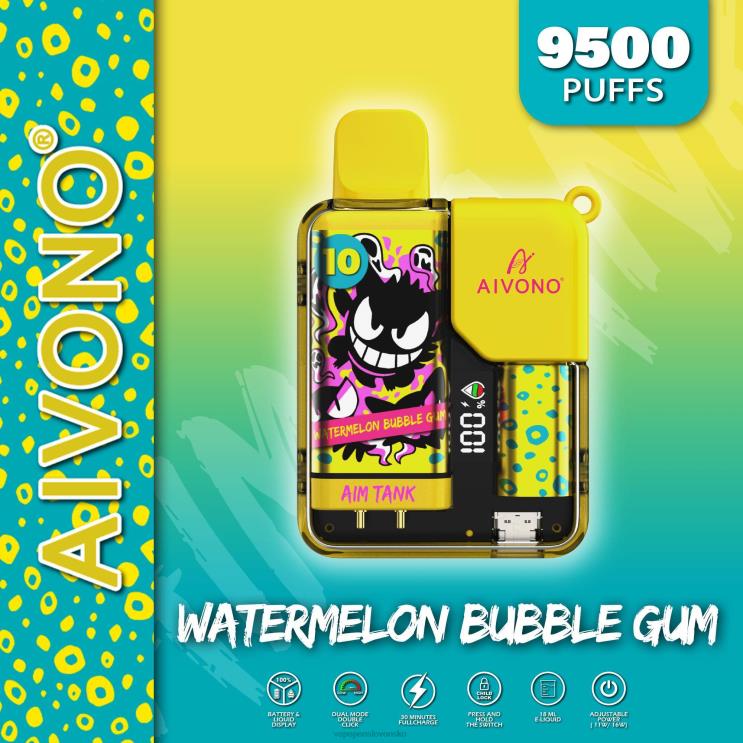 Aivono AIM TANK 9500 žuvačka z vodného melónu - LD0D244 Vape Cigareta