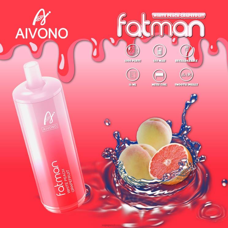 Aivono FATMAN 6800 grapefruit - LD0D225 Vape Slovensko