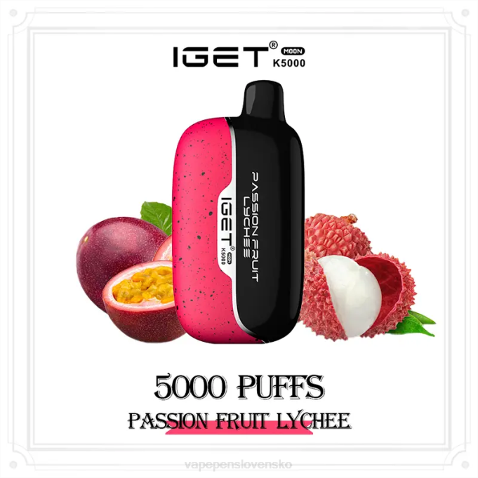 Vape Pen HN8Z10 maracuja liči IGET Moon K5000