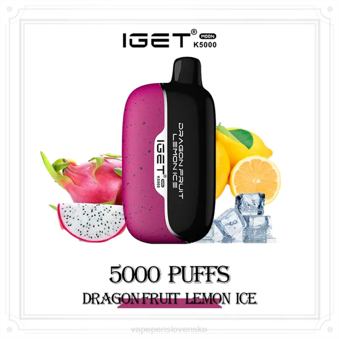 Vape Pen HN8Z20 dračie ovocie citrónový ľad IGET Moon K5000