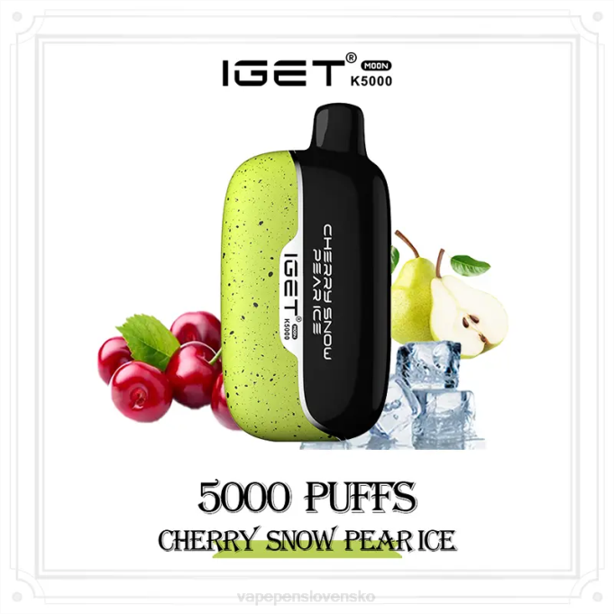 Vape Pen HN8Z5 čerešňa sneh hruška ľad IGET Moon K5000