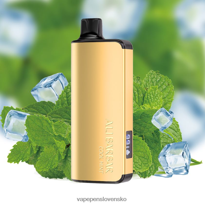 Alibarbar Ingot 9000 jednorazová vapa chladná mäta 6JP0HD18 Vape Bez Nikotinu