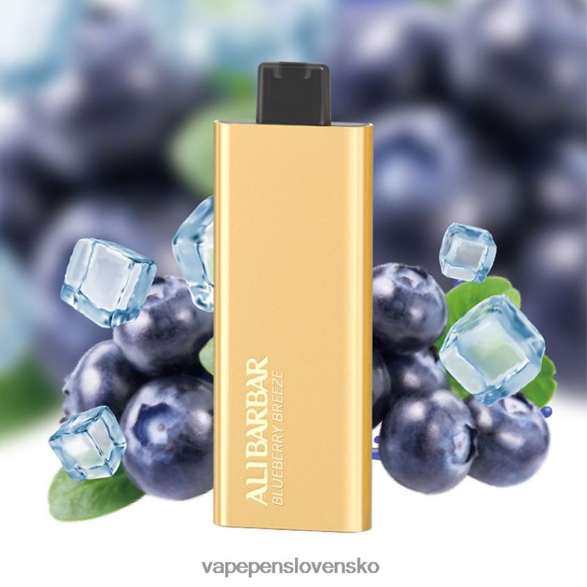 Alibarbar Pandora 7000 jednorazové vapy čučoriedkový vánok 6JP0HD51 Vape Slovensko