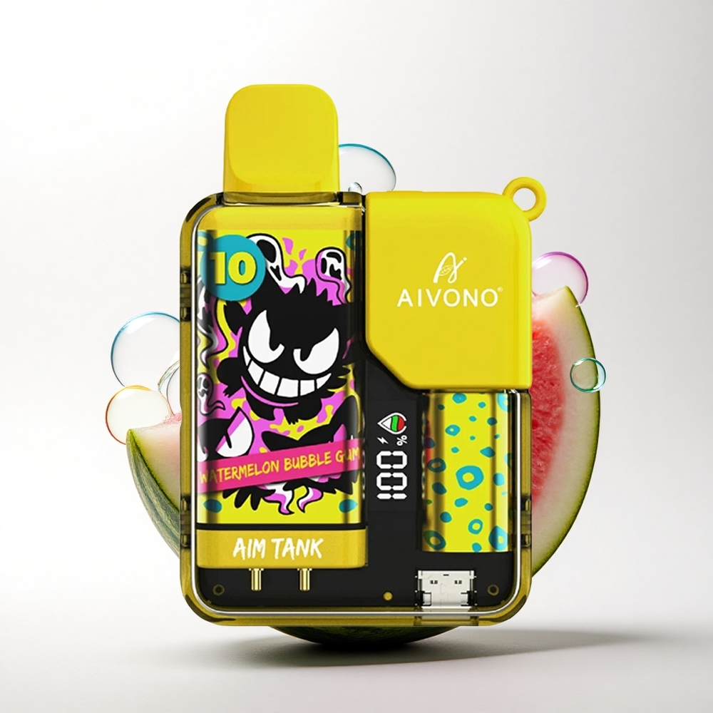 Aivono Aim Tank 9500 Puffs Melónová Bubble Gum 18ml LCD