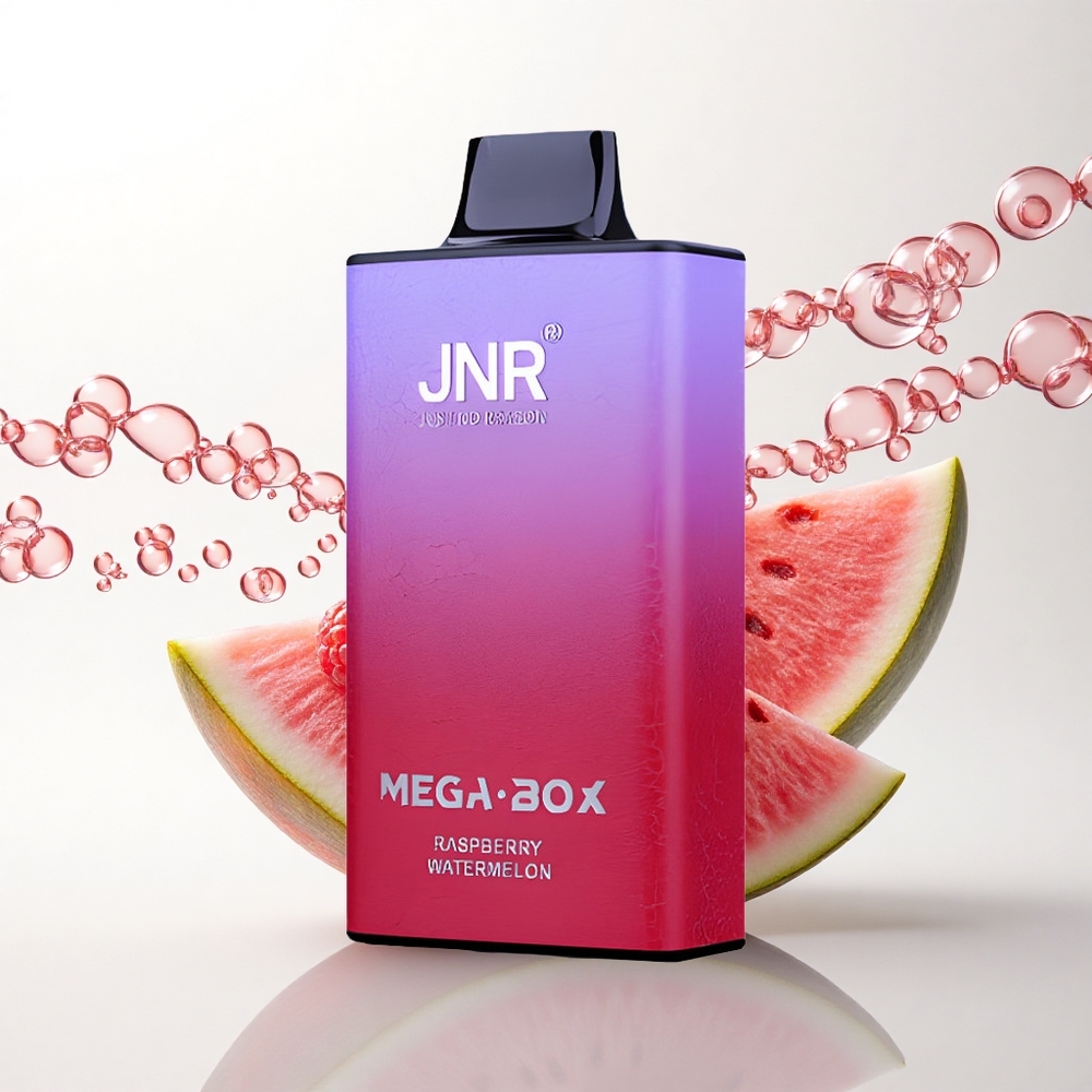 JNR Mega Box 25000 Malinový vodný melón 30ml Dual Mesh