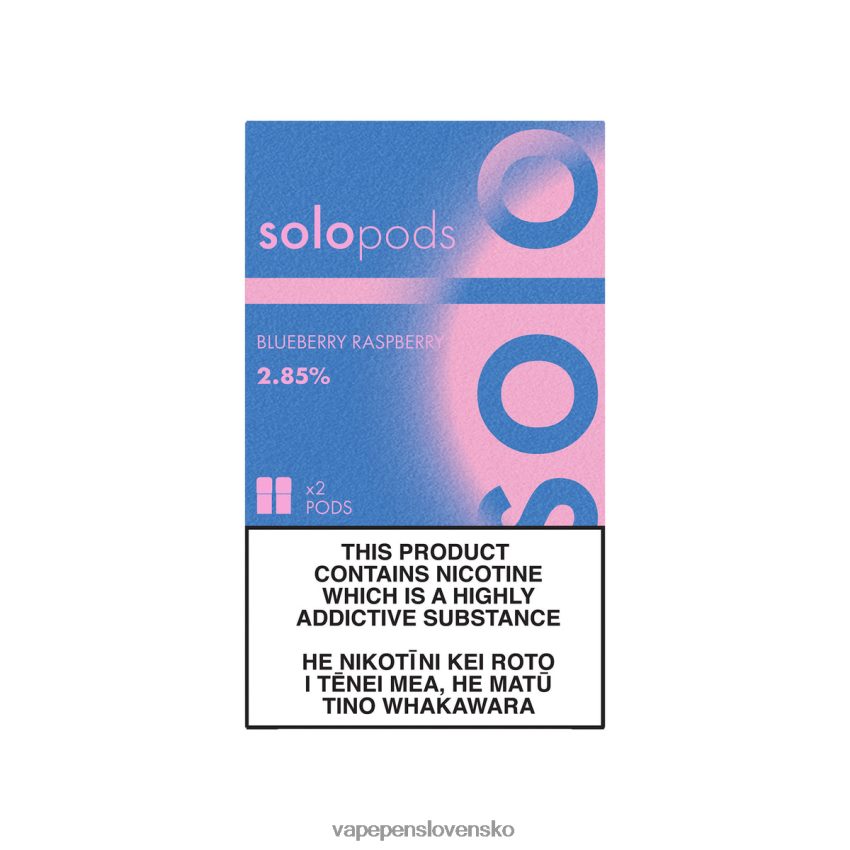 Vape Cigareta čučoriedka malina | Solo náhradný pod 2-balenie 2XFHNR53