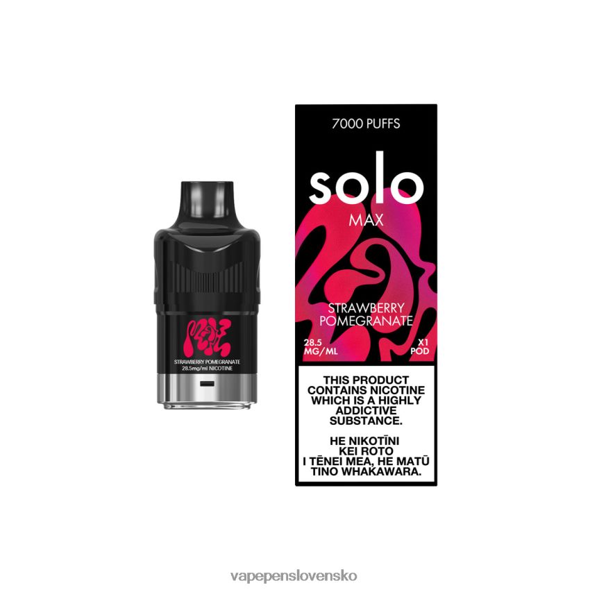 Vape Shop Bratislava jahodové granátové jablko | Solo MAX pod 2XFHNR84