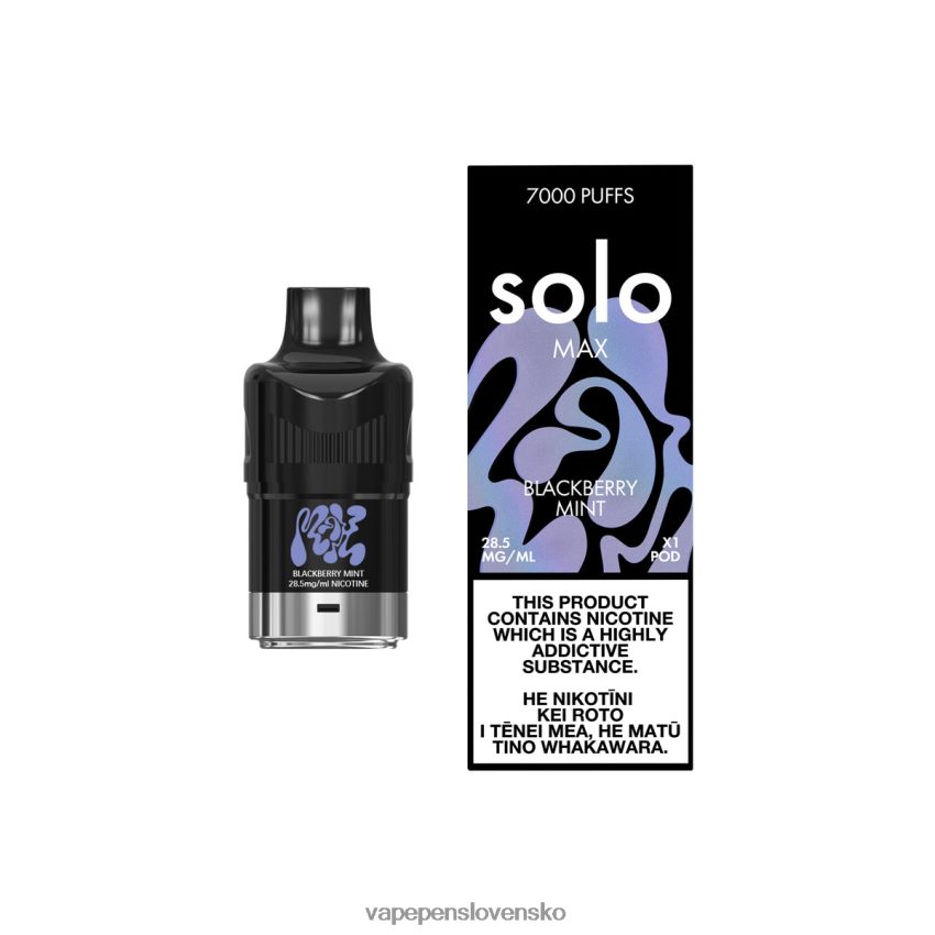 Vape Slovensko černicová mäta | Solo MAX pod 2XFHNR73