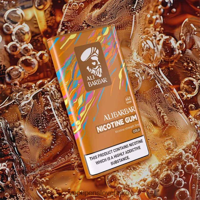 Alibarbar nikotínová guma cola 6JP0HD99 Vape Shop Bratislava