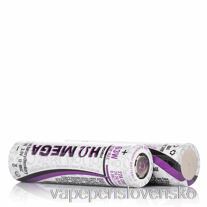 Hohm Mega 18650 2505mah 22a Batéria Dve Batérie Balenie Vape Bez Nikotinu