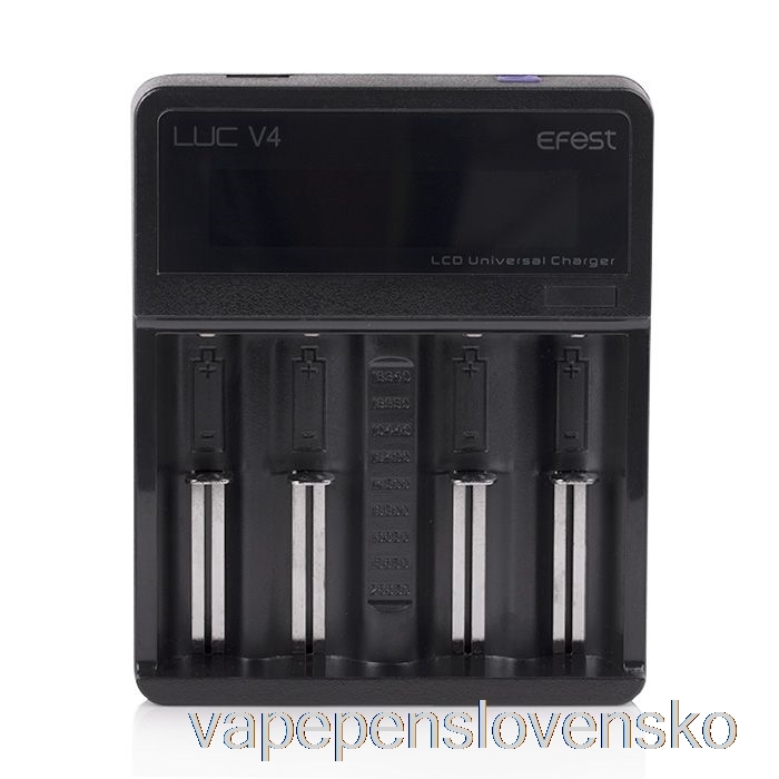 Efest Luc V4 Lcd Nabíjačka Vape Bez Nikotinu