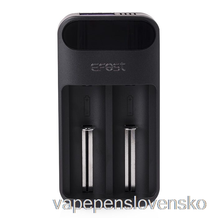 Efest Lush Q2 2-šachtová Inteligentná Led Nabíjačka Batérií Vape Slovensko