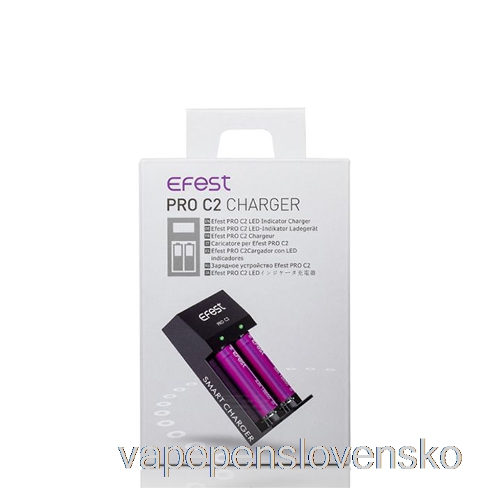 Efest Pro C2 2-šachtová Nabíjačka Smart Batérií Vape Shop Bratislava