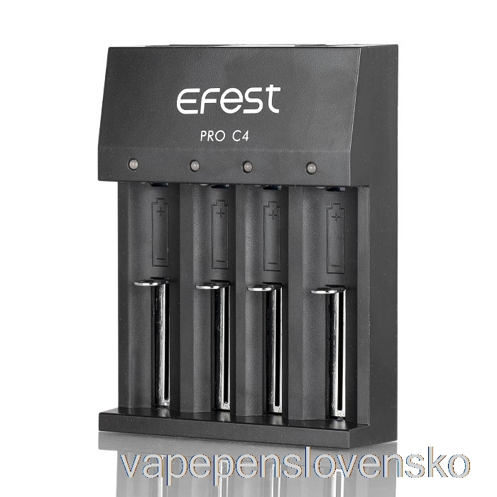 Efest Pro C4 4-šachtová Nabíjačka Smart Batérií Vape Shop Bratislava