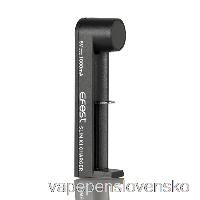 Efest Slim K1 Jednoslotová Nabíjačka Batérií Vape Cigareta