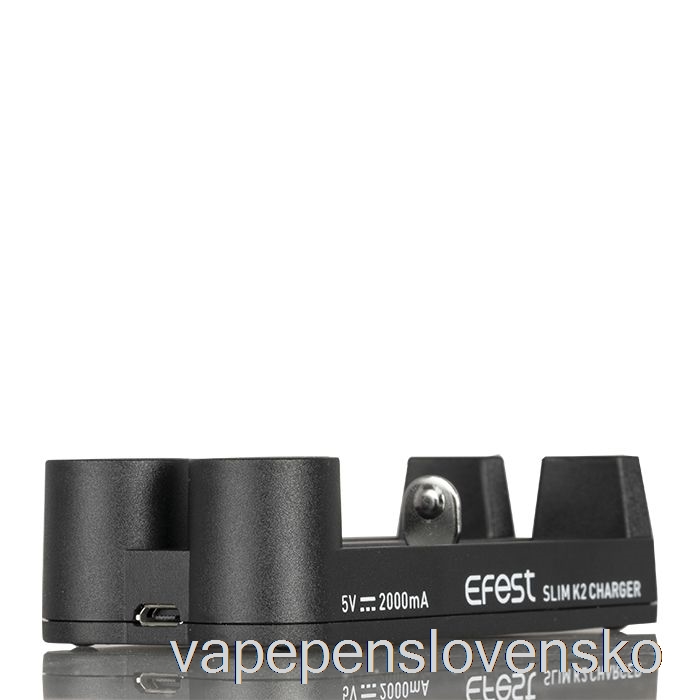 Efest Slim K2 Dvojslotová Nabíjačka Batérií Vape Pero