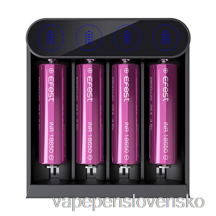 Efest Slim K4 Usb-c Nabíjačka Batérií Vape Bez Nikotinu