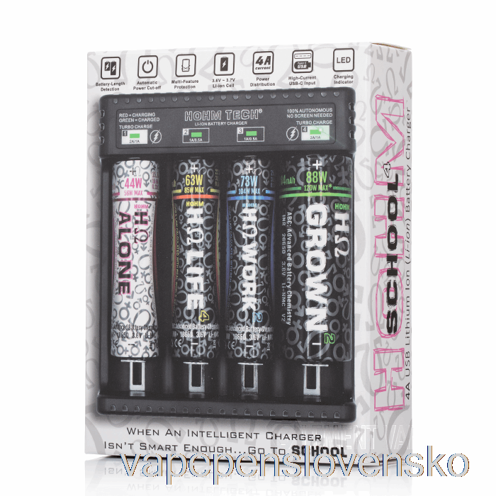 Hohm Tech School 4 4a Usb-c Nabíjačka Vape Shop Bratislava